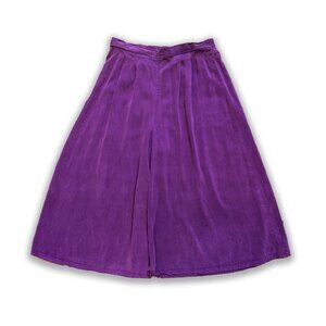 Wide leg purple flow pants